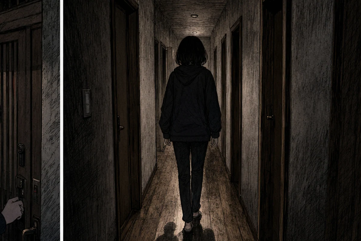 信号:夜、家の廊下を歩いていて、ふと足を止めたときのことだ