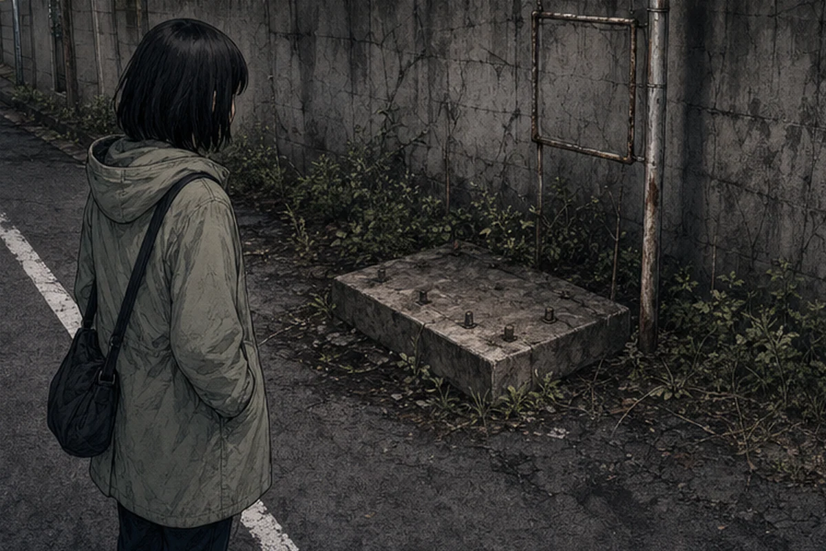 同じ角：何人かにひとりは、半歩だけ歩みが緩む者がいる