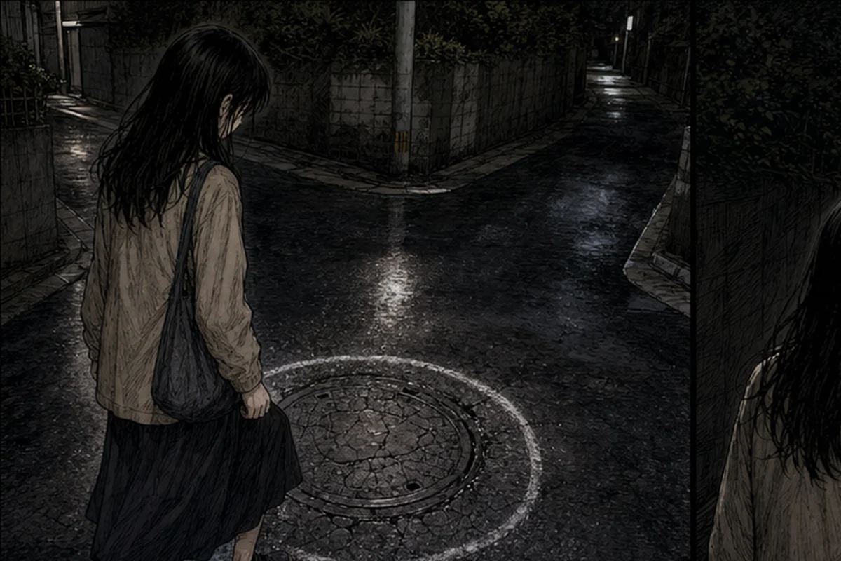 歩数:うしろの一歩が私より多くなりはじめるのは、いつも決まった一点だ