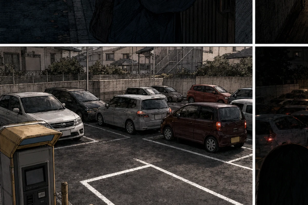 駐車場:ただ、ひとつだけ、いまも腑に落ちないことが残っている
