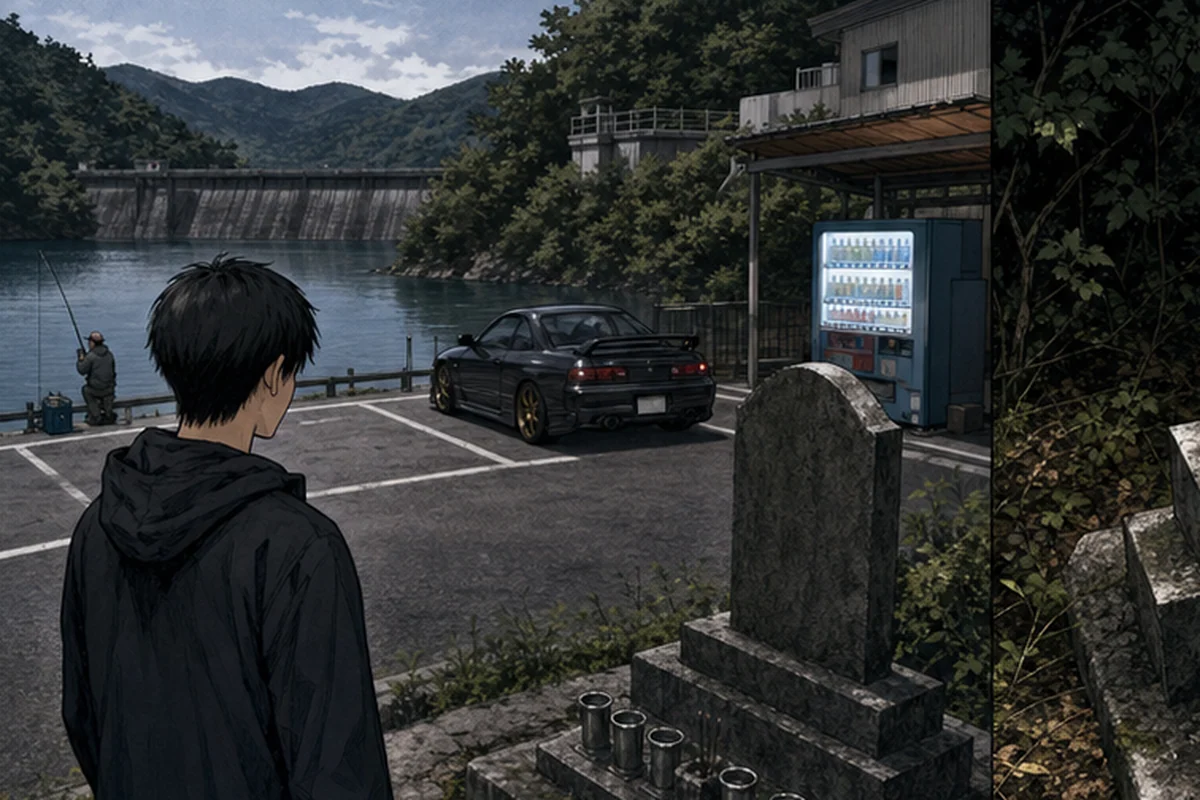 第2話　慰霊碑の花は、必ず八本：連載怪談「神流湖（琴平橋）— 網に残る鈴の音 —」 翌日、僕は昼の神流湖へ戻った