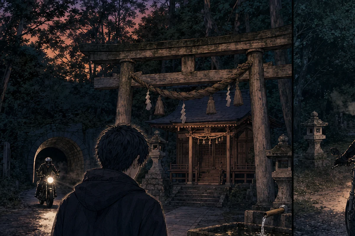 第2話　慰霊碑の花は、必ず八本：公式の文章を読んでいるような声だ