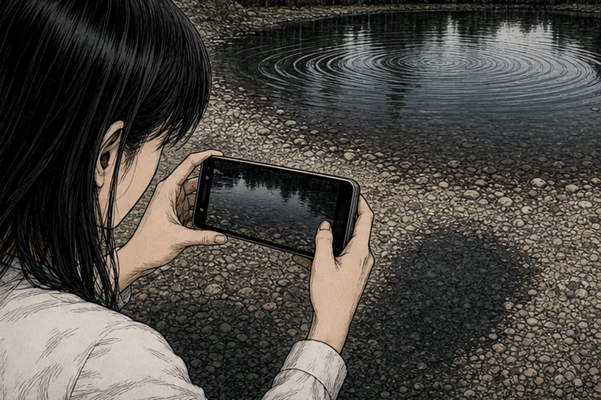 片足:指を離すと砂の窪みがゆっくり戻った