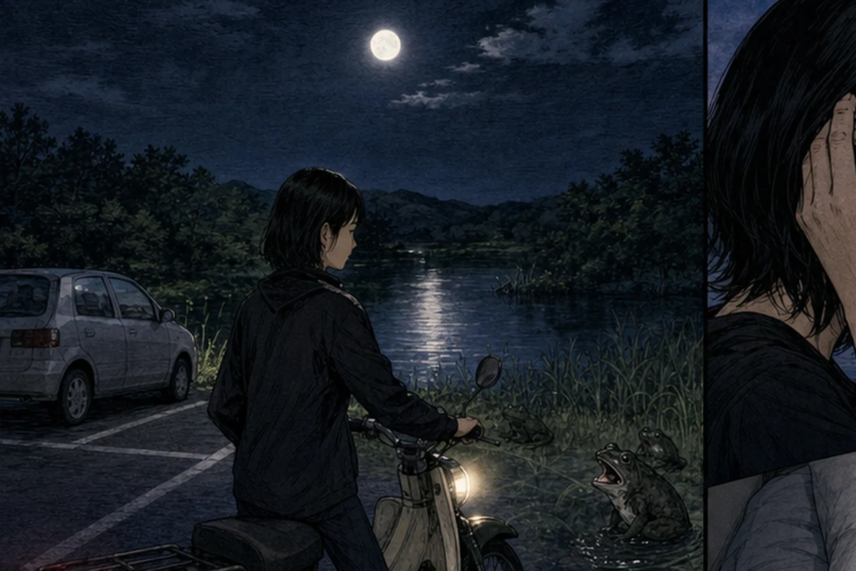 雄蛇ヶ池:月の柱は波の夜には立たない