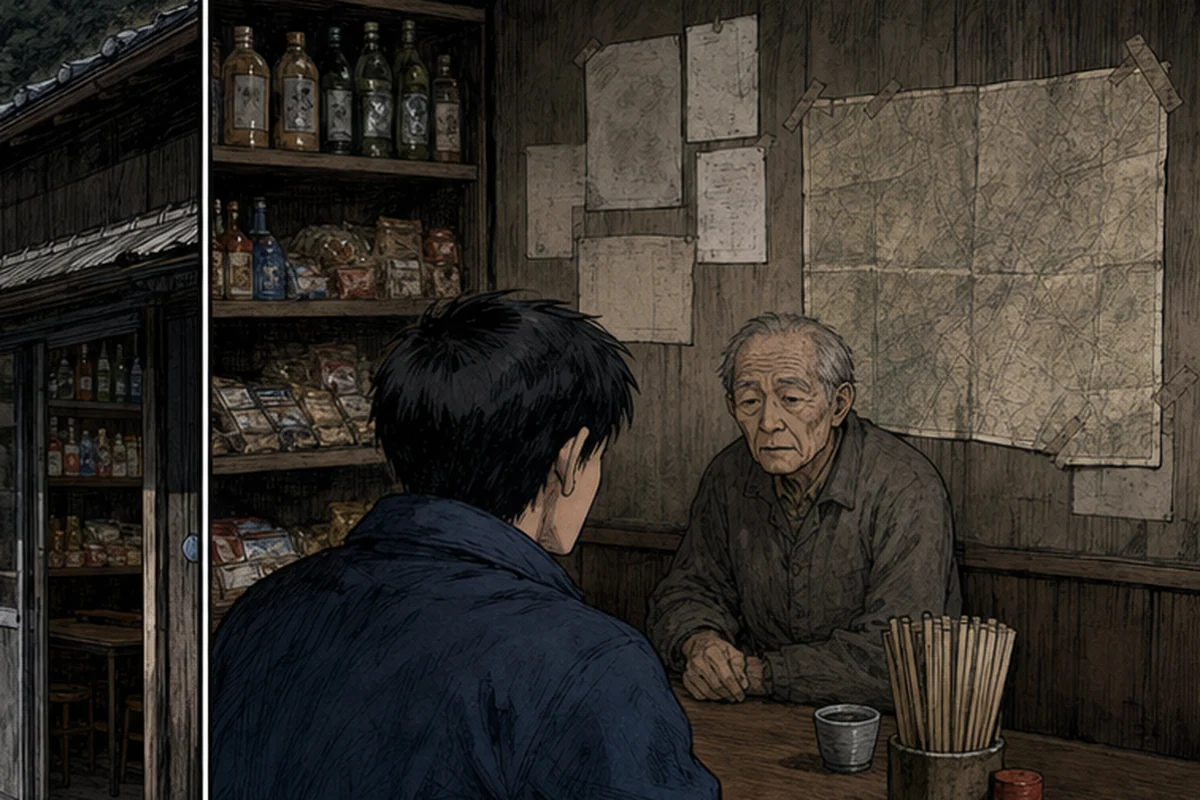 折り返せない道 第2話 地元の人間は笑わない:峠道の手前に、小さな集落があった