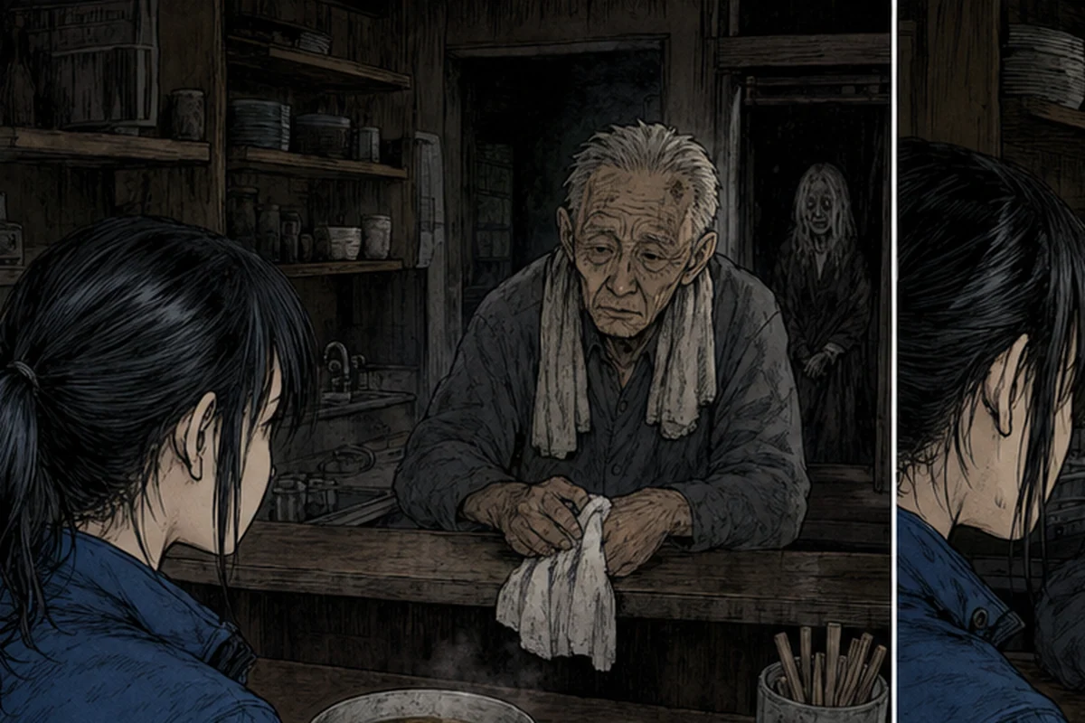 折り返せない道 第2話 地元の人間は笑わない:ただ洗い物の手が止まっていた