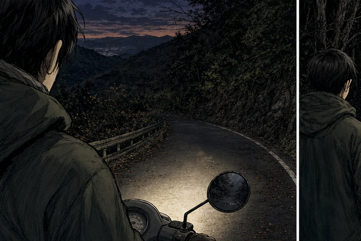 折り返せない道 第2話 地元の人間は笑わない:地図の印刷とは違う手書きの文字で、ほかの書き込みより後から加えられたとわかった