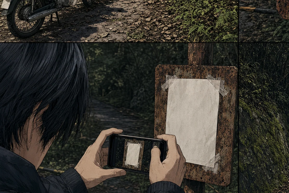 折り返せない道 第3話 増えた時刻:ボールペンで書いた文字で、丁寧だが線が細く、書いた人間の年齢が出ているような字だ