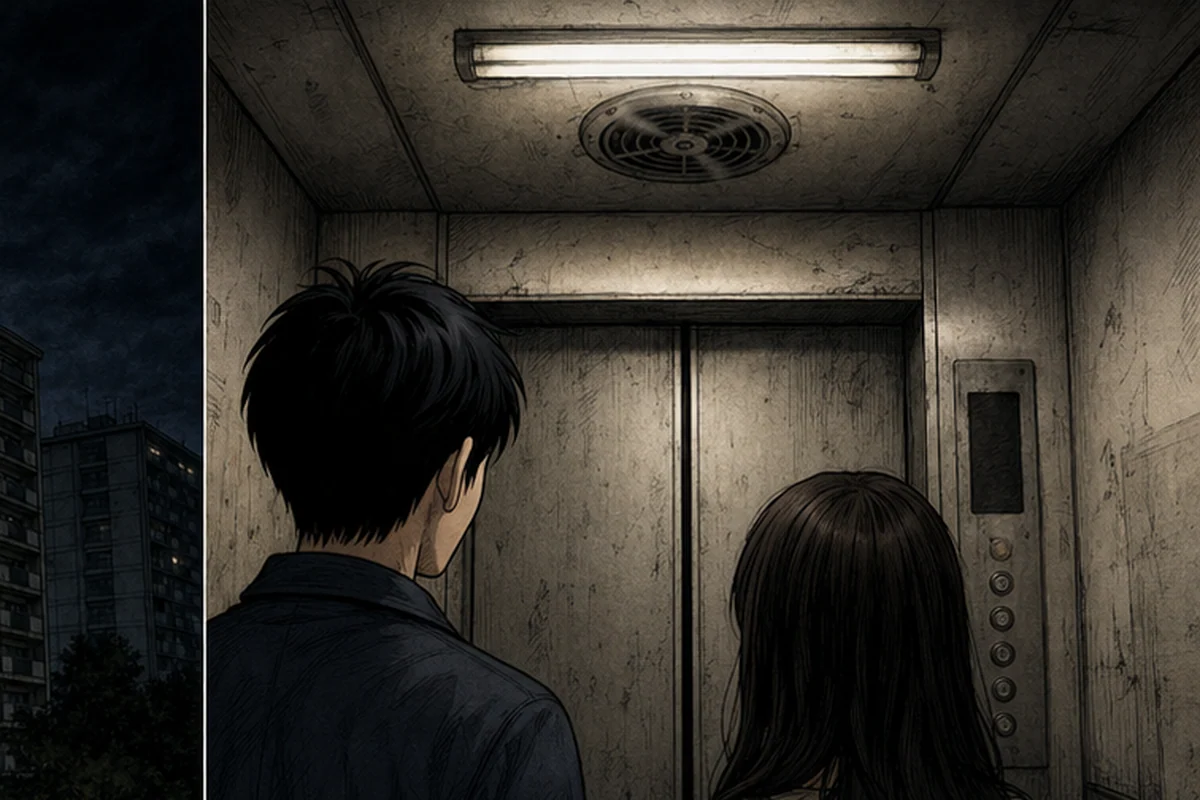 【心霊体験談】第3話　エレベーター：これは15年以上前、僕と当時付き合っていた彼女が体験した話です