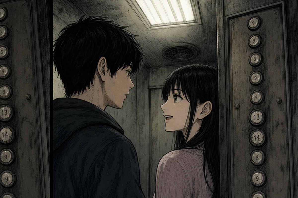 【心霊体験談】第3話　エレベーター：かなり古い型のエレベーターで、 という重い音がする