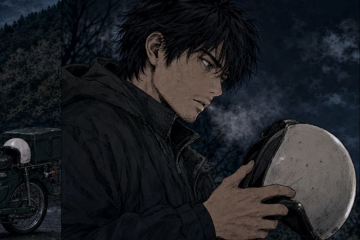 【心霊体験談】第1話 東京都心霊スポット 『八王子城』:僕の愛車スーパーカブのエンジン音が、山道の静寂に溶けていく