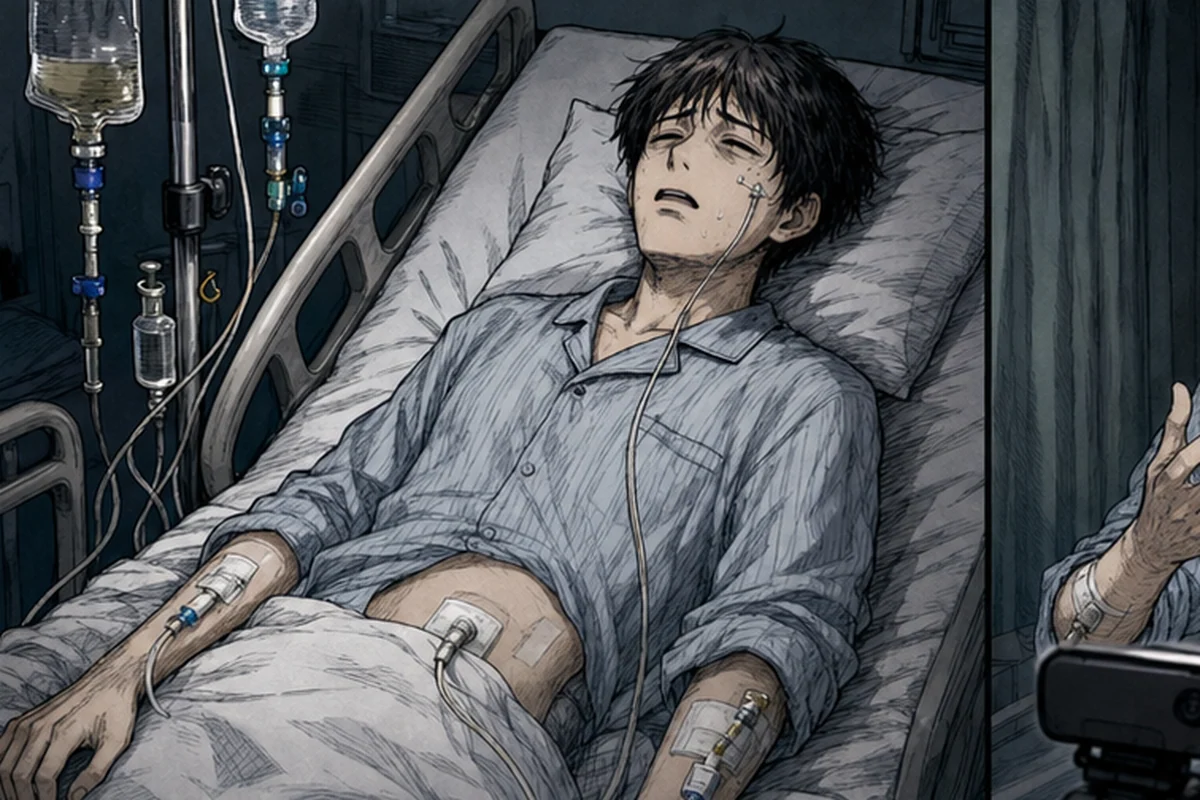 【心霊体験談】第2話 入院中の怖い体験：いわゆる盲腸が破裂した状態だ