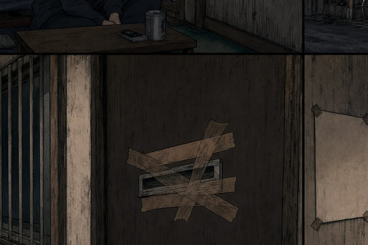 【心霊体験談】第4話 隣の部屋:高卒でそのまま働き始めて、安いアパートに住んでいた