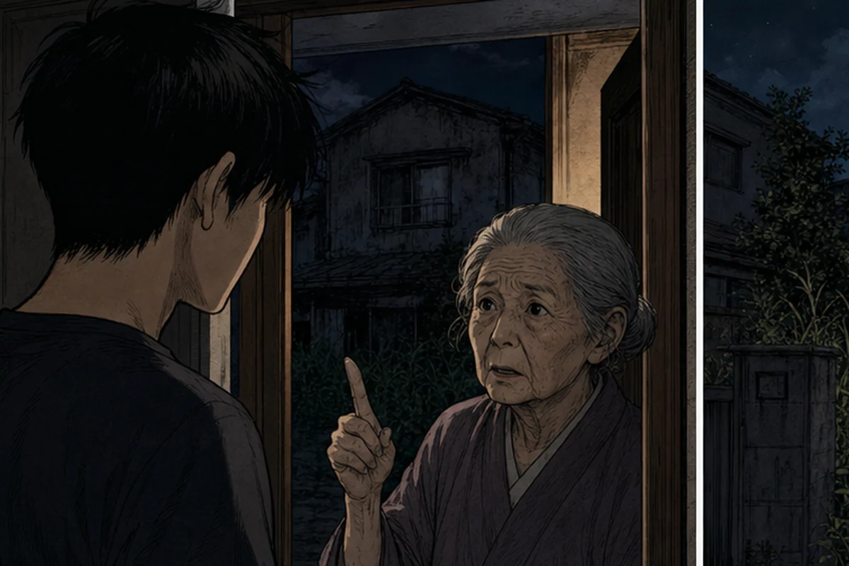【心霊体験談】第6話　隣の窓：夜、隣の家の2階の窓を見ないでほしい、と
