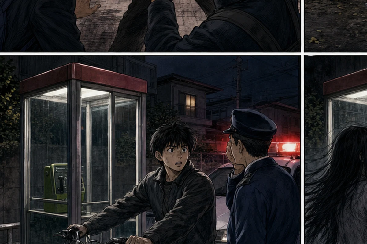 【心霊体験談】第17話 電話ボックス:が、都内のなんの変哲もない電話ボックスだ 周りは住宅街で怖さもへったくれもない 特におかしいことは何もないのでがっかりして 戻ろうと思い、バイクのエンジンをかける 環七を走っている時、環七と甲州街道手前 代田