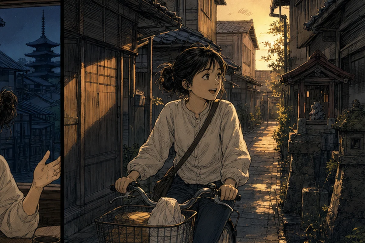 【心霊体験談】第8話 ただいま:観光客が入らない細い道のこと、特定の時間だけ光の角度が変わって別の場所みたいに見える辻のこと、地元の人間しか知らない小さな祠のこと