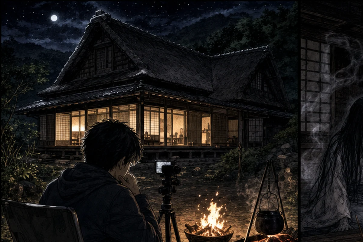 【心霊体験談】第9話 誰も予約していない古民家:コロナ禍のステイホーム需要に乗って、ここのところ視聴者が少しずつ増えていた