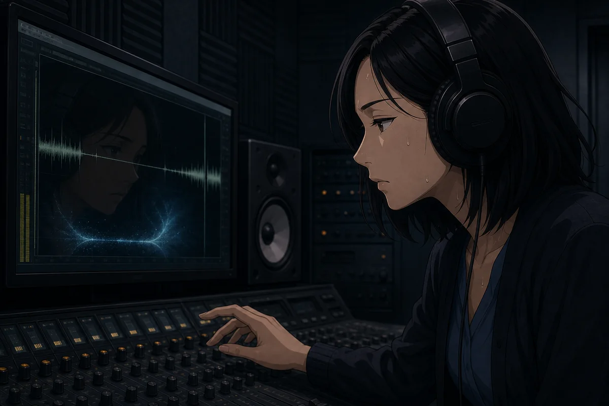 無音区間:七・四秒の無音をヘッドホンで聴き耳の圧迫を感じる真帆