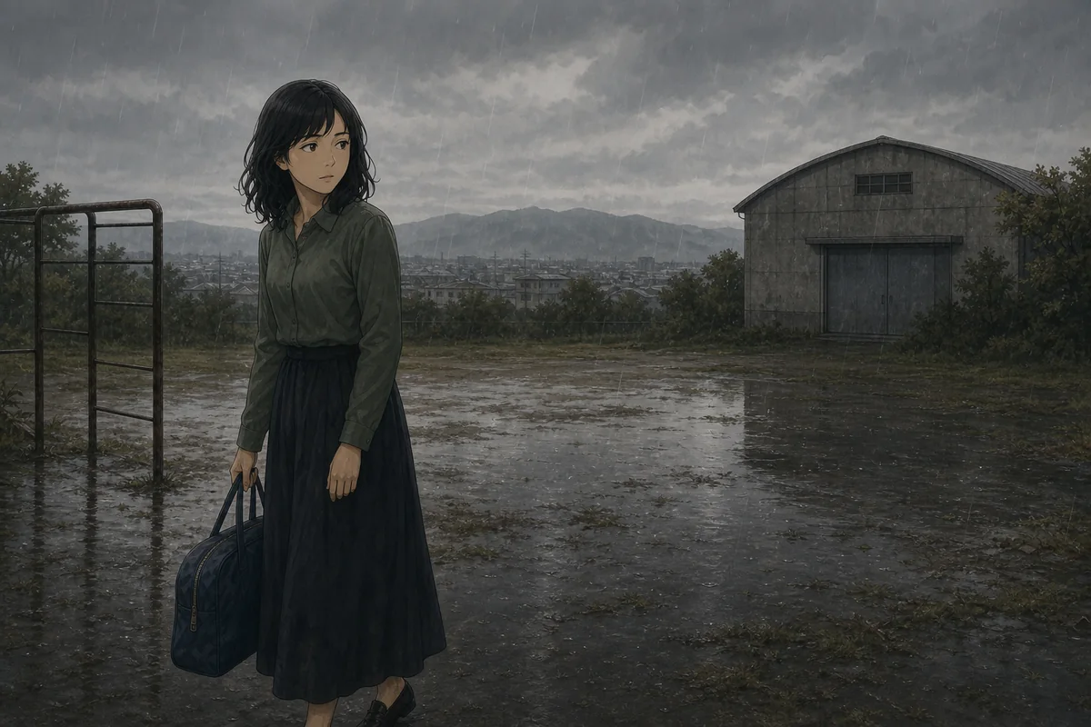 三人で帰った:雨の市営住宅跡で記憶の地形を探す文香