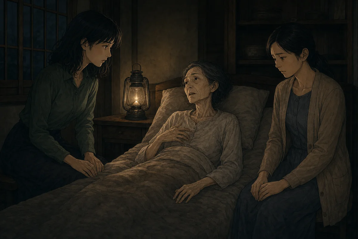 三人で帰った:二人の少女が同じ声で返事をした夜を告白する母