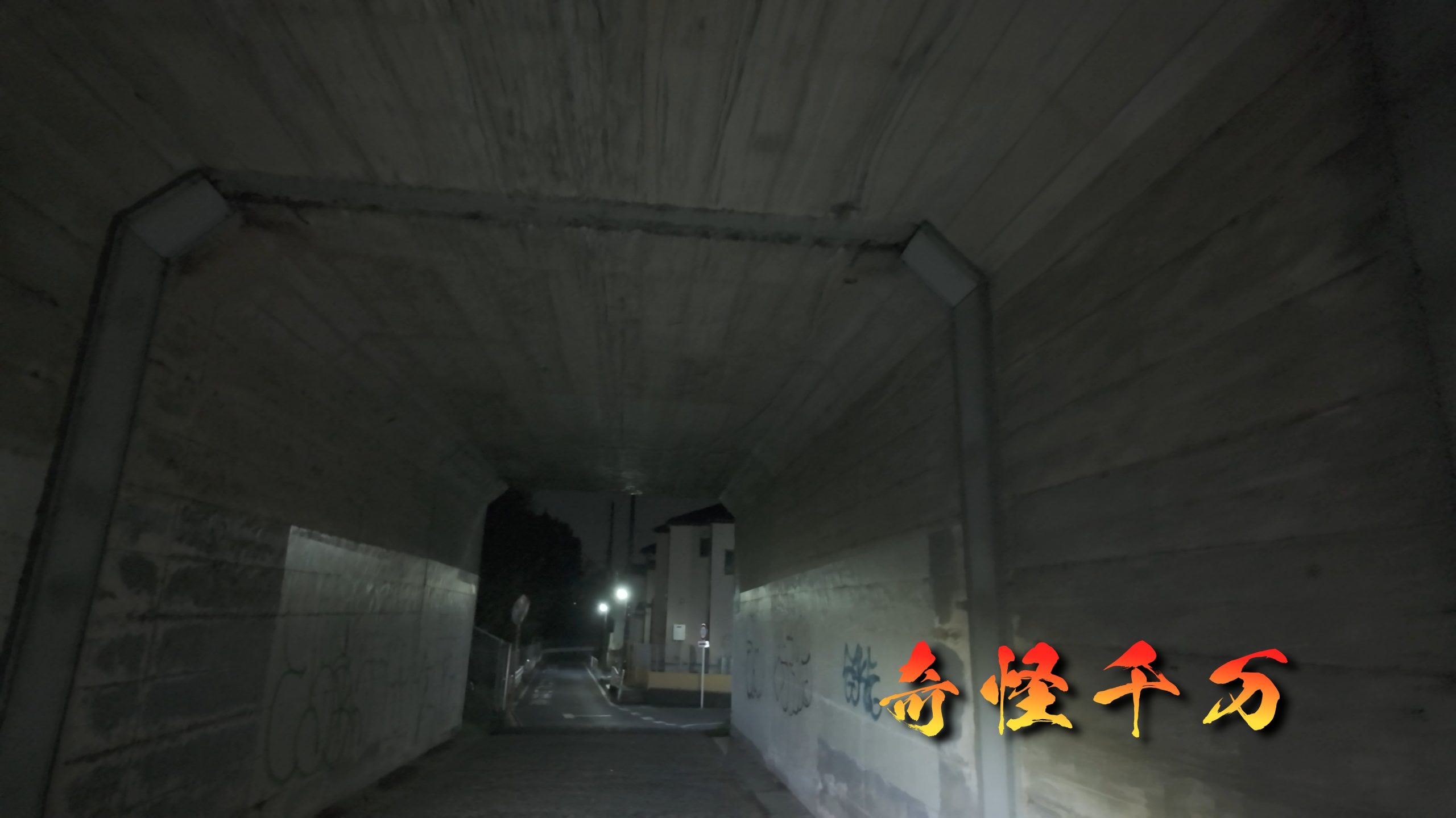 周辺住宅地へ続く道